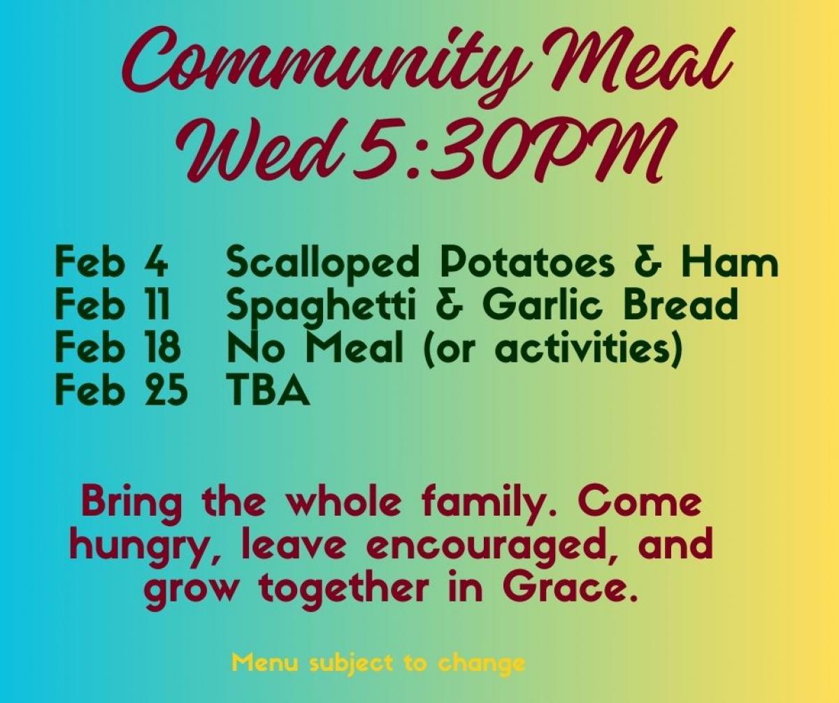 Wednesday Night Community Meal